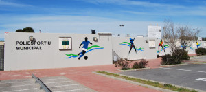 Façana del poliesportiu municipal