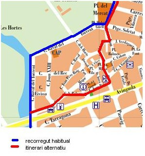 Nou itinerari bus