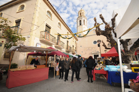 Fira de Nadal al centre del poble