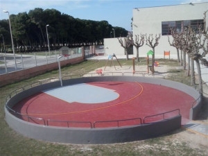 Pista bàsquet antivandàlica