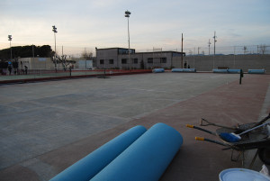 Pista tennis gespa
