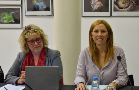 Isabel Soler i Silvia Romero (esquerra)