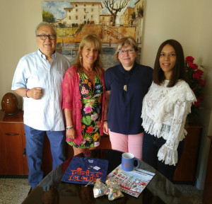 D'esquerra a dreta, Joan Anton Gómez, Rosa Fonoll, Paqui Rides i Alexandra Corvillo