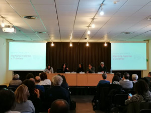 Moment de la ponència de Cubelles