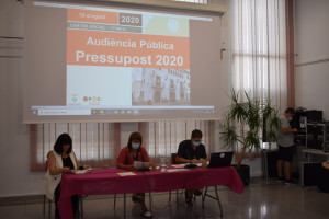 Moment de l'audiència pública