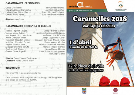 Programa caramelles exterior