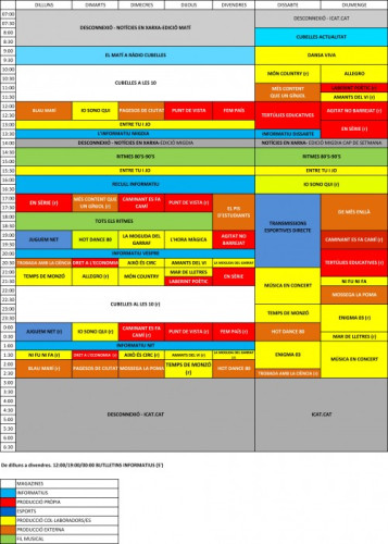 Programació tardor hivern 2014-2015