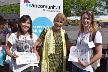 Professorat amb l'alcaldessa en funcions