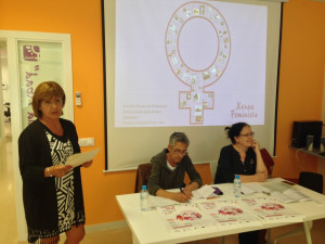 Rosa Fonoll i les ponents Montse Cervera i Vicky Moreno