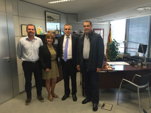 Marc Balanza, Rosa Fonoll, Pere Padrosa i Josep Maria Hugué