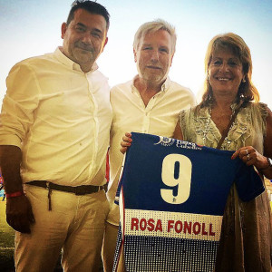 Rosa Fonoll amb el CF Cubelles (foto: CF Cubelles)