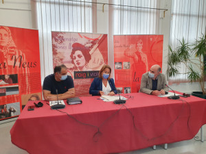 Josep Maria Hugué, Rosa Fonoll i Jordi Bosch (dreta)
