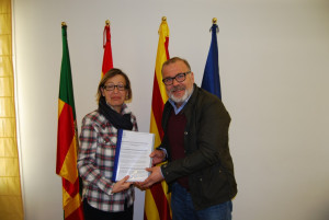 Signatura contracte pavelló