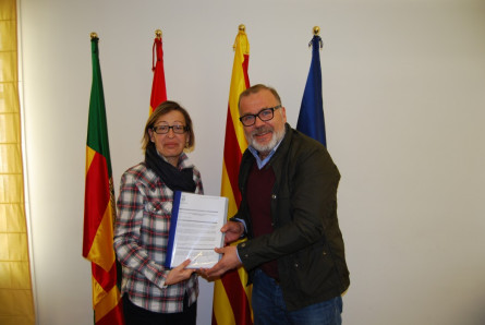 Signatura contracte pavelló