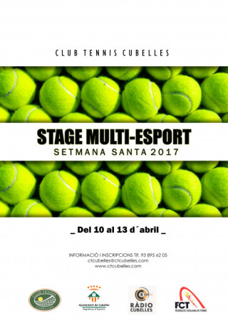 Stage multiesport ss 17 club tennis cubelles