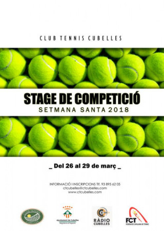 Stage SS'18 - Club Tennis Cubelles