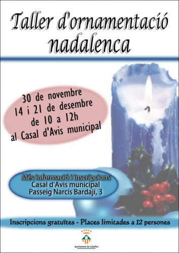 Taller ornamentacio nadalenca