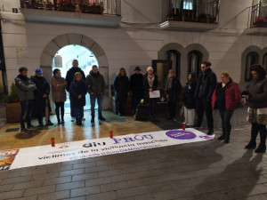 Concentració contra la violència de gènere