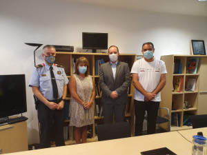 Visita al director general dels Mossos