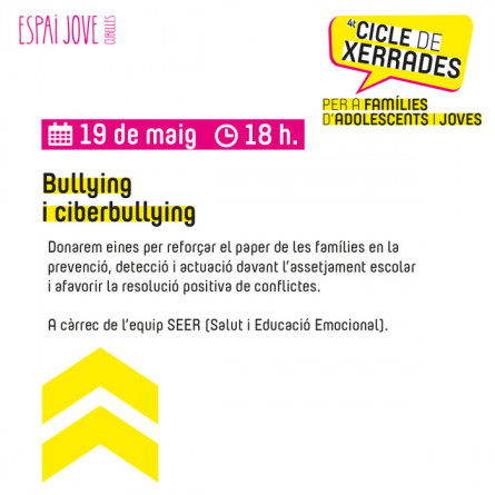 Xerrada Bullying i ciberbullying - 4t Cicle de xerrades