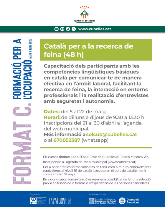 Català per a la recerca de feina