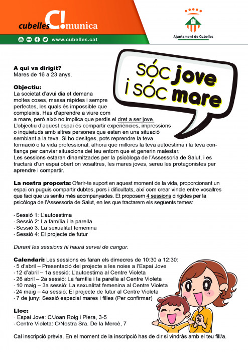 Sóc jove i sóc mare - flyer